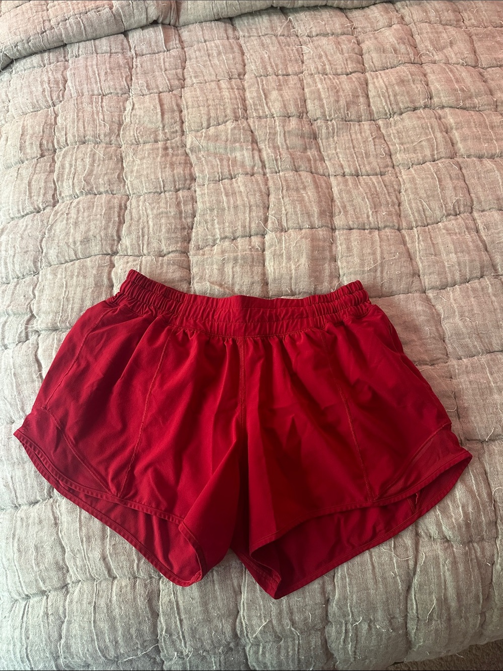 Lululemon Women’s Red Athletic Running Shorts